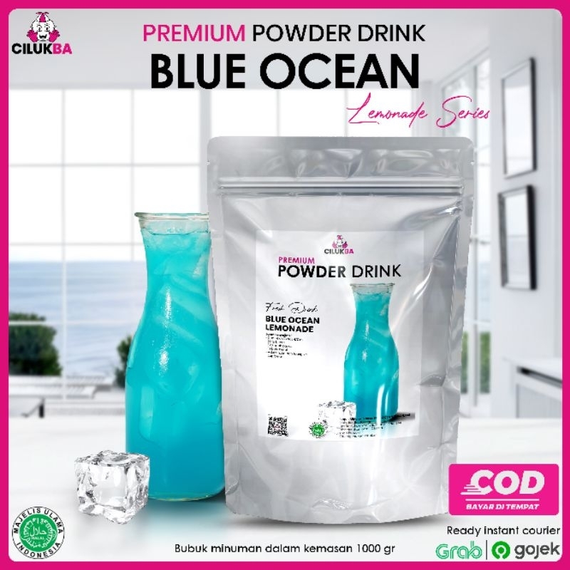 

Cilukba Bubuk Minuman Premium Rasa Blue Ocean Lemonade 1 kg / Premium Powder Drink