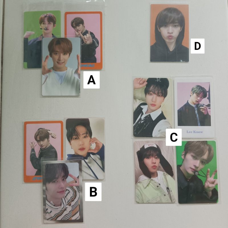 pc photocard straykids skz lee know leeknow lino hyunjin hj seungmin nacific naci r8a silver border 