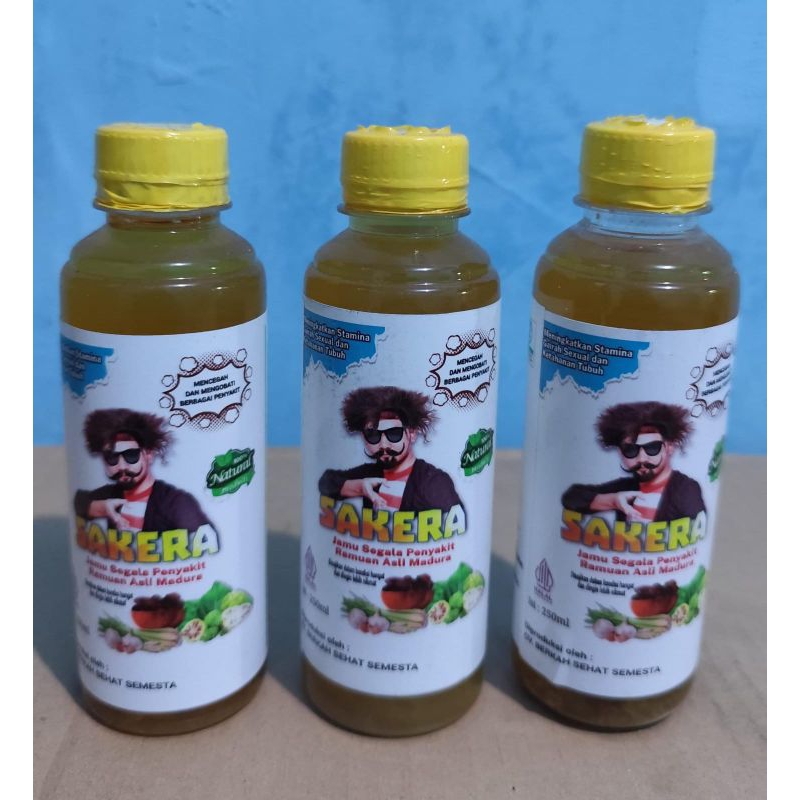 

Minuman tradisonal ramuan madura sakera reguler 100% Herbal alami
