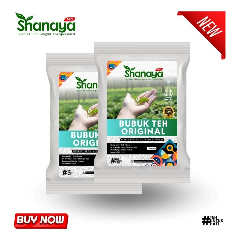 

Bubuk Teh Kemasan Ekonomis 75gr | Shanaya Tea