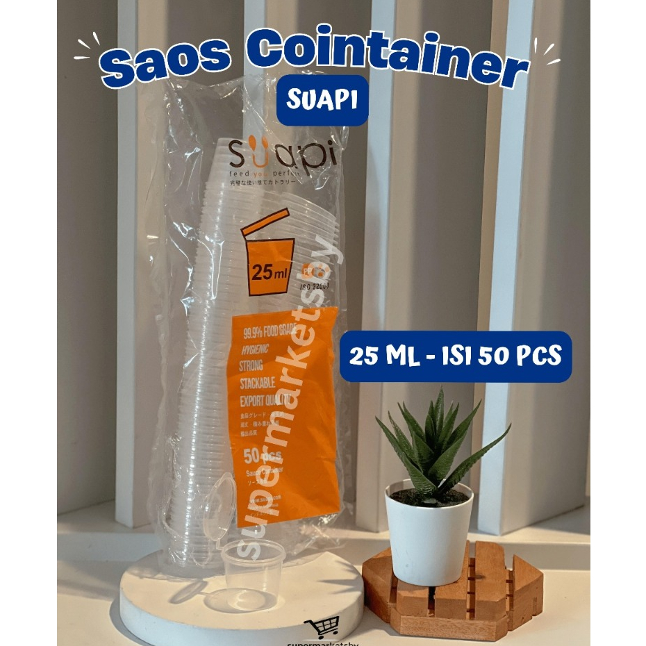Sauce Container SUAPI 25 ml / Tempat Saos Sambel SUAPI 25 ml