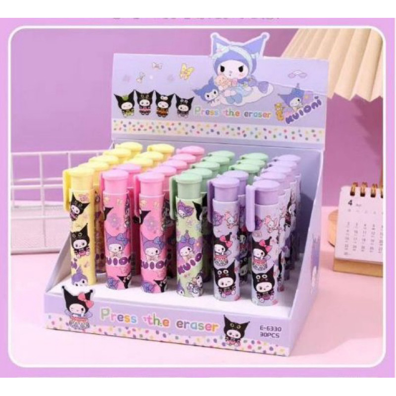 

Penghapus Pensil Mekanik Karakter Sanrio Lotso Hello Kitty Melody Kuromi Penghapus Pensil Mekanik Cetekan Press Mechanical Pencil Eraser