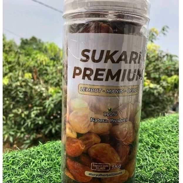 

1KG KURMA SUKARI PREMIUM LEMBUT MANIS LEGIT LUMER DI MULUT KEMASAN TOPLES storyofherbaliciouss