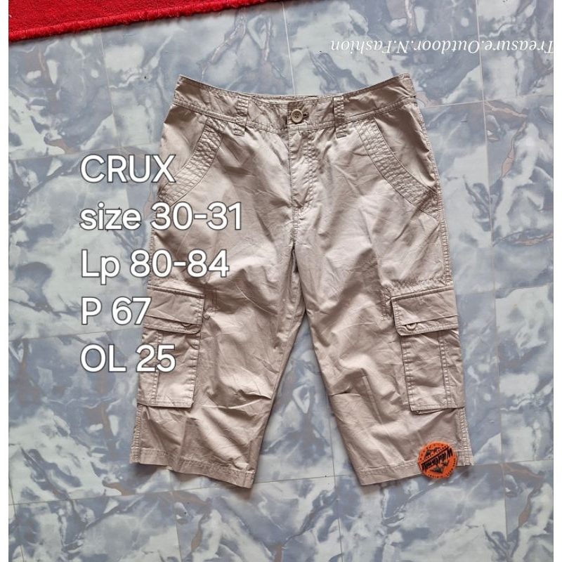 Celana Cargo Pendek CRUX Lapangan Outdoor Casual