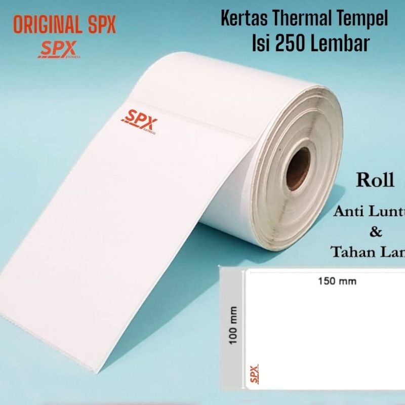

Kertas Label Sticker 100 x 150 MM (Isi 250) A6 Logo SPX