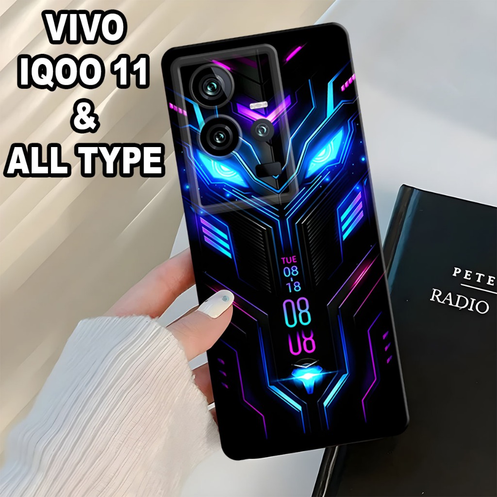 (GC11) Softcase karet Hp IQOO 11 Terbaru 2024 / Case Cowok / Case IQOO 11 Silikon Tpu Pro Camera / K