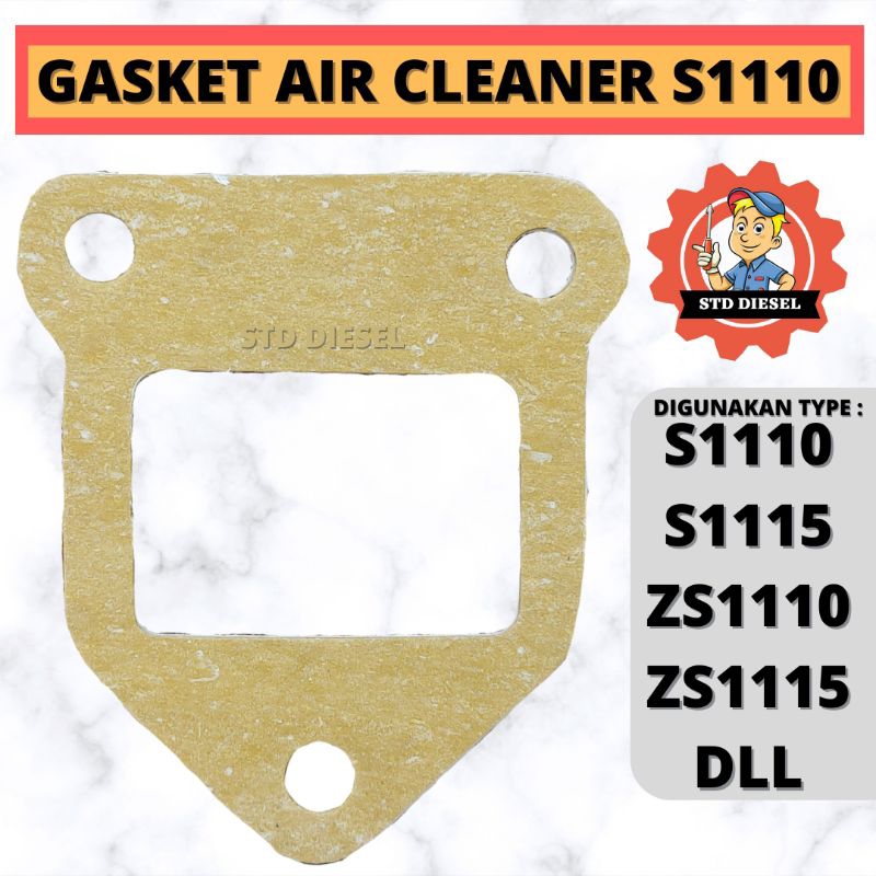 GASKET AIR CLEANER S1110 S1115 ZS1110 ZS1115 TL1110 TL1115 3 HOLE LUBANG INTAKE PIPE PAKING  GASKET 