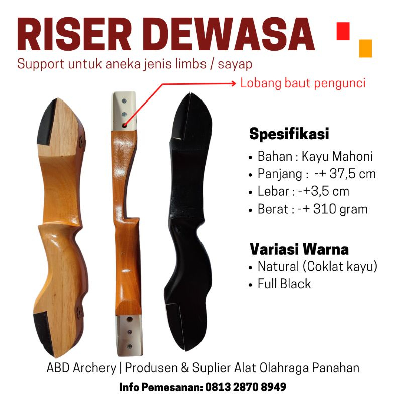 Riser Busur Panah Dewasa