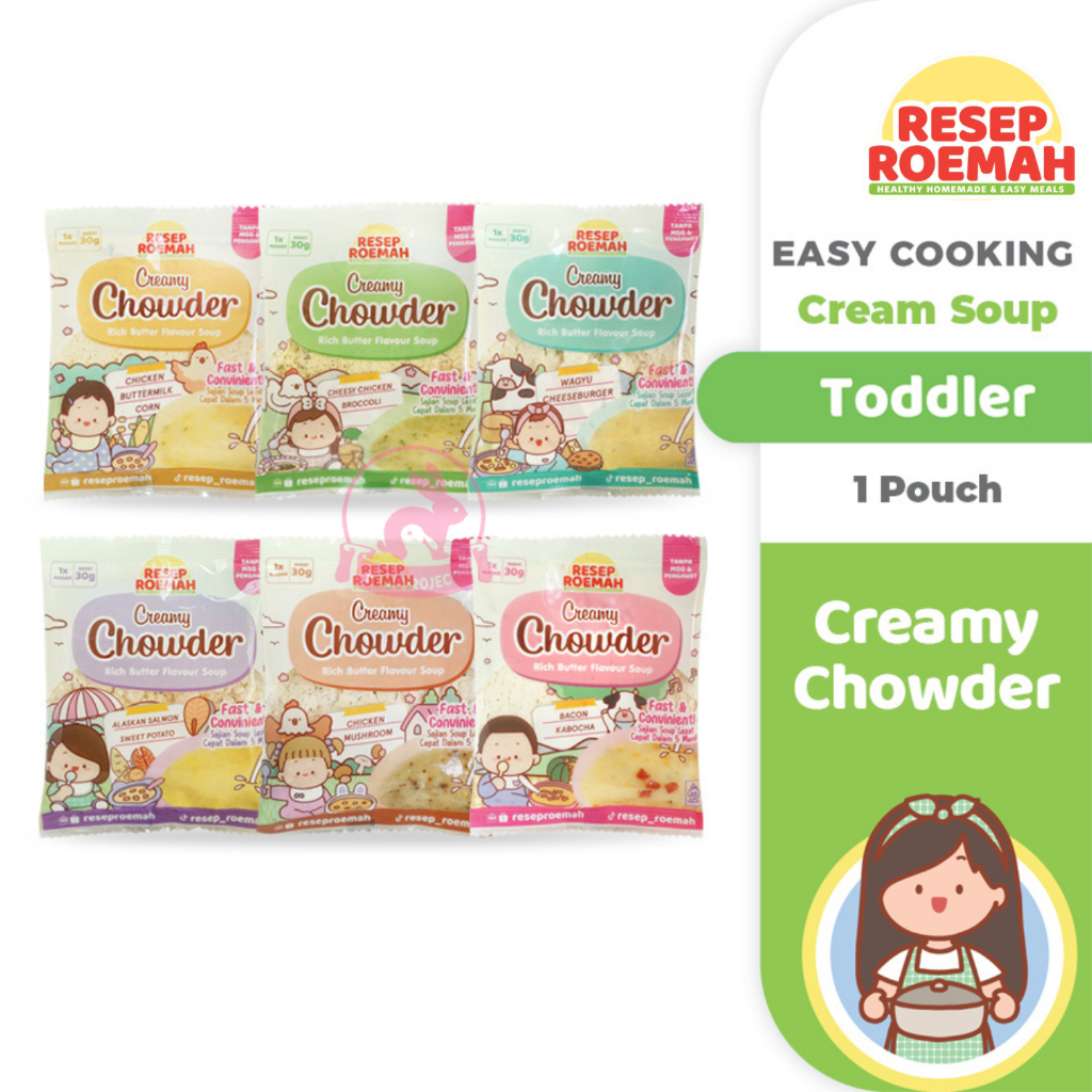 

RESEP ROEMAH CREAMY CHOWDER SOUP KUAH /SUP KRIM UNTUK ANAK / Sup Sehat Mpasi No MSG / TODDLER & KIDS