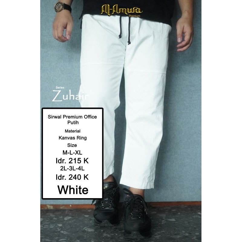 Sirwal Premium - Celana Pangsi - Sirwal Kantoran - Sirwal Putih - Celana Cingkrang
