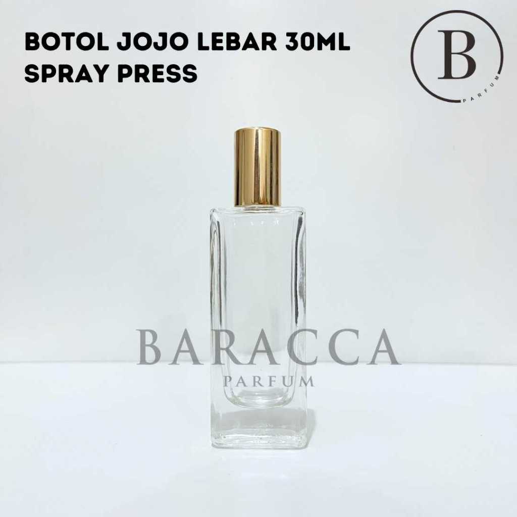 Botol Parfum Jomalone Lebar 30ML Press - Botol Parfum Kosong Jomalone - Botol Jomalone 30ML