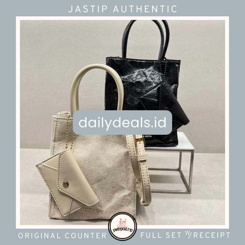 #2-30782347-1 Matina Linen - Jast[p] CK ORIGINAL COUNTER ELONGATED TOTE BAG SLING STORE AUTHENTIC AS