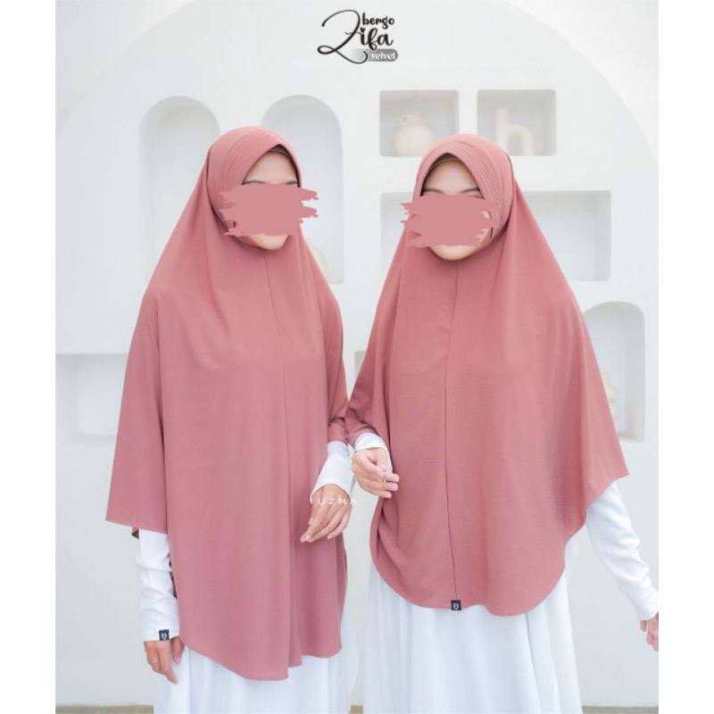 zifa bergo by uzma hijab || bergo pet || bergo jersey stella