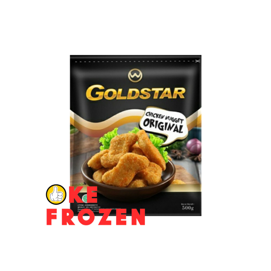 

GOLDSTAR CHICKEN NUGGET ORIGINAL 500GR / NAGET AYAM