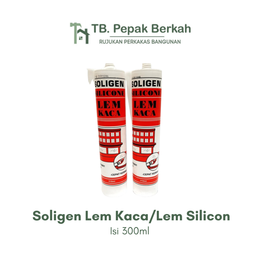 Lem Kaca / Lem Silicone Sealent Soligen