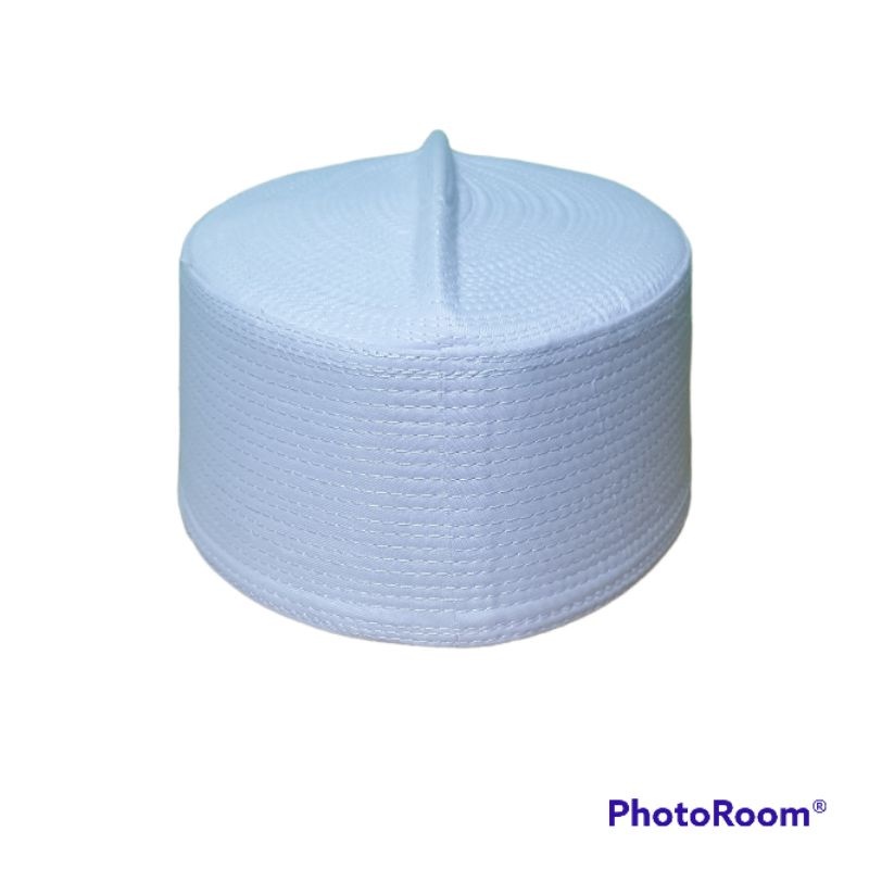 Peci PUTIH KALBUT Murah , Kopiah Putih Batok , Kopiah Haji Putih , Peci Haji Murah , Songkok Dewasa 