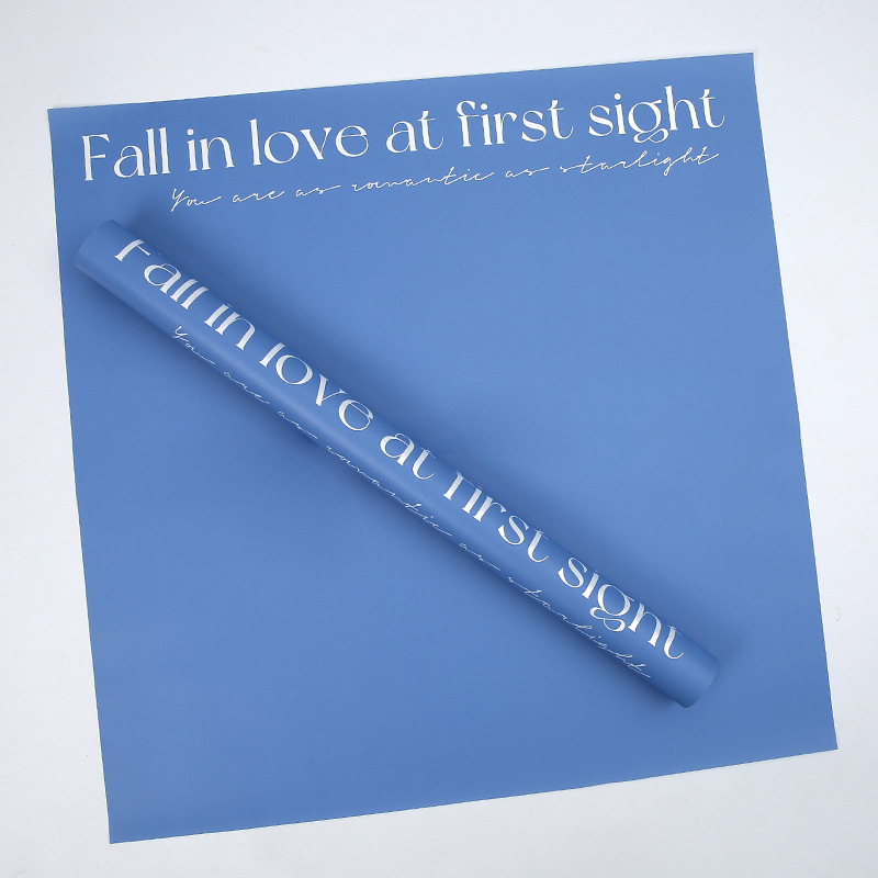 

SUPPLYFLORIST - (1PACK 20LEMBAR) KERTAS FALL IN LOVE CELLOPHANE WRAPPING PAPER BUKET BUNGA MOTIF