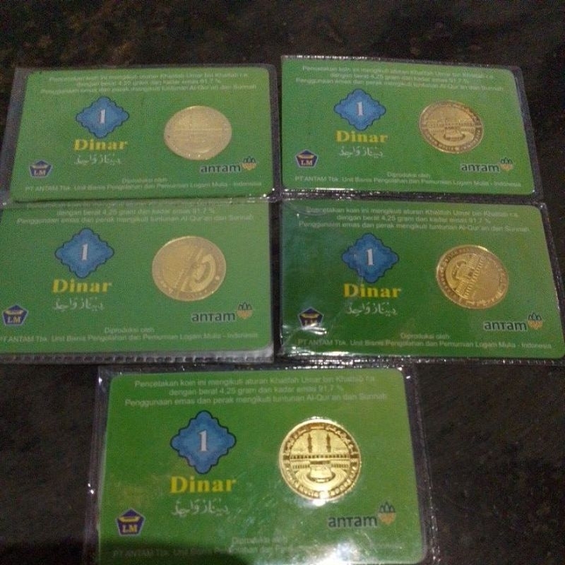 Dinar Antam 4.25 gr Kadar 22K