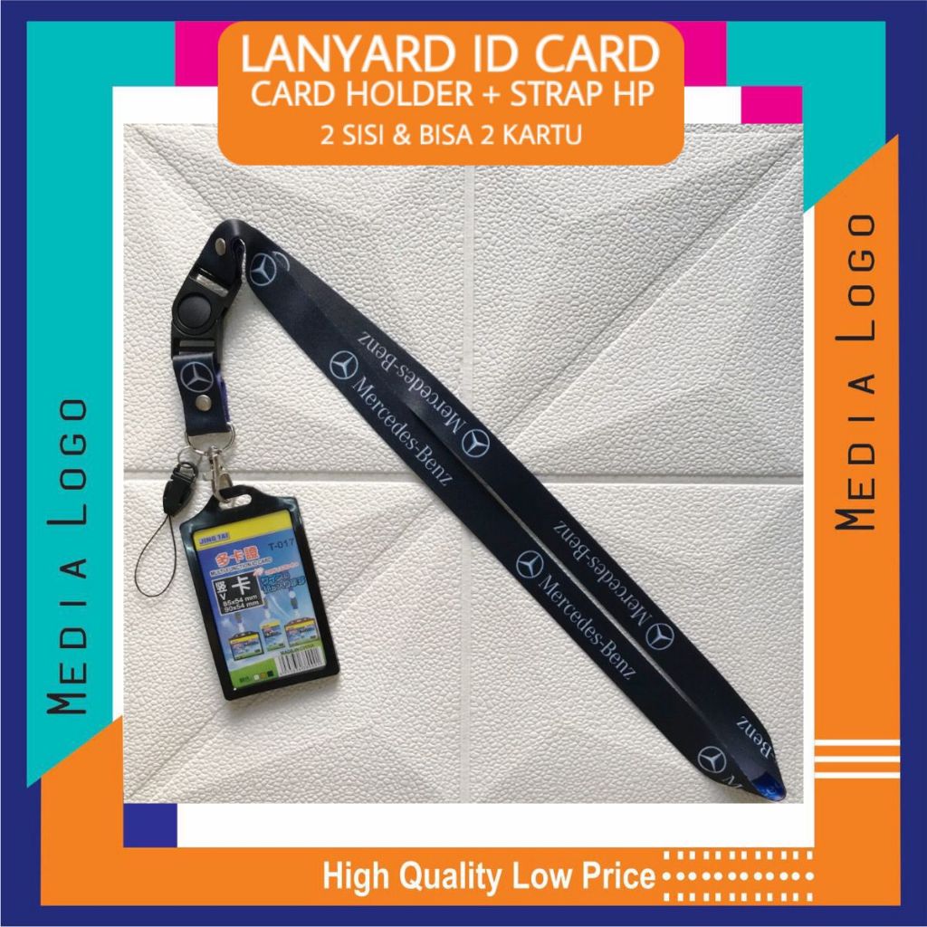 

MERCEDES BENZ Lanyard, Strap ID, HP/Flashdisk Printing digital (Paket Lengkap Exclusive)