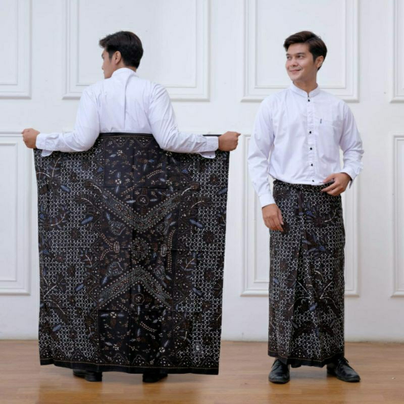 Sarung Batik Santri | Sarung Batik Gus Iqdam | Sarung Batik Dewasa Pria bahan Rayon Super