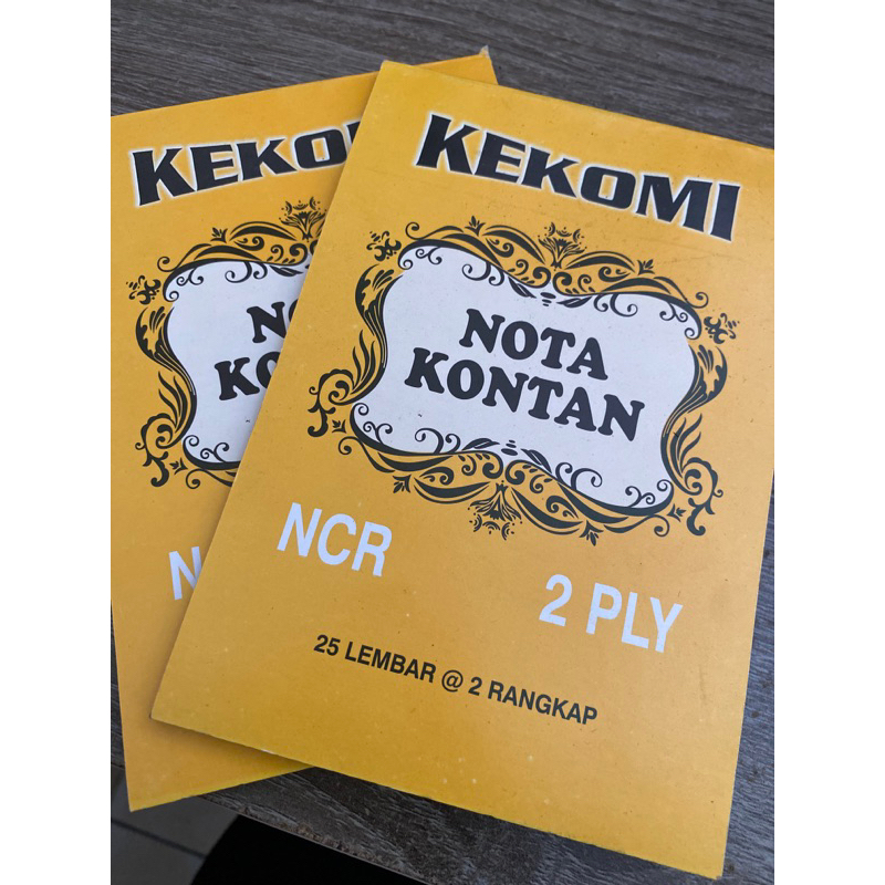 

Nota kontan/Nota tulis/nota tanda terima 2 ply