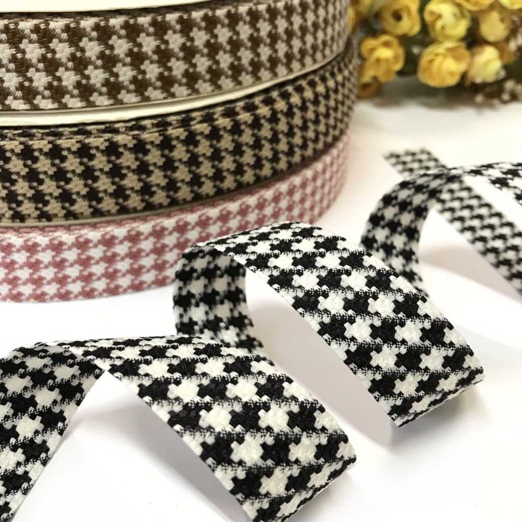 

1 YARD ( 90CM ) - 2,5 CM | PITA HOUNDSTOOTH / PITA TWEED / PITA WOL / PITA KOREA
