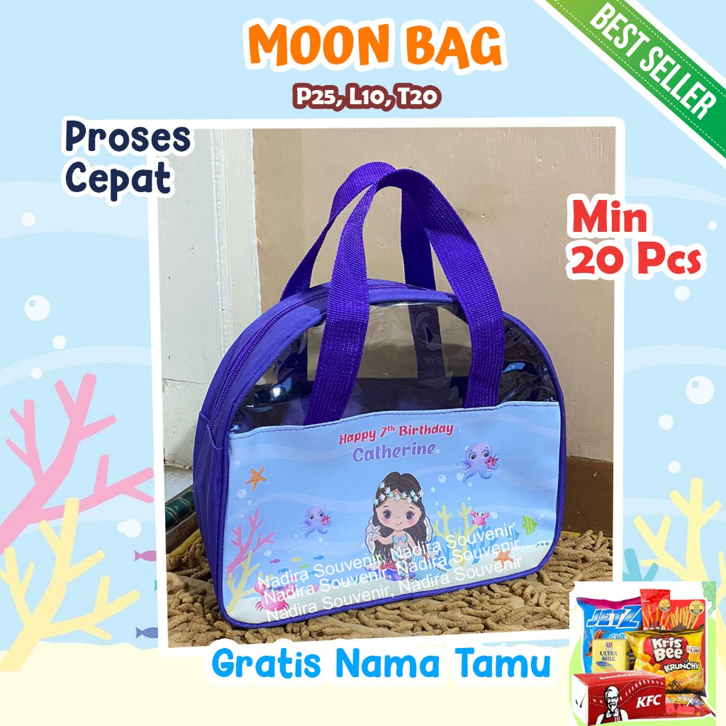 

TAS ULTAH CUSTOM NAMA/ TERLARIS/ BAHAN PREMIUM/MUAT KOTAK KFC/GOODIEBAG ULTAH ANAK/SOUVENIR ULTAH