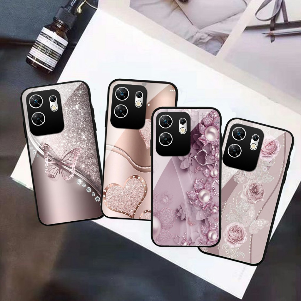 Softcase kaca Infinix Zero 30 - Case Infinix Zero 30 - Kesing Handphone - Casing terbaru  - GC 42