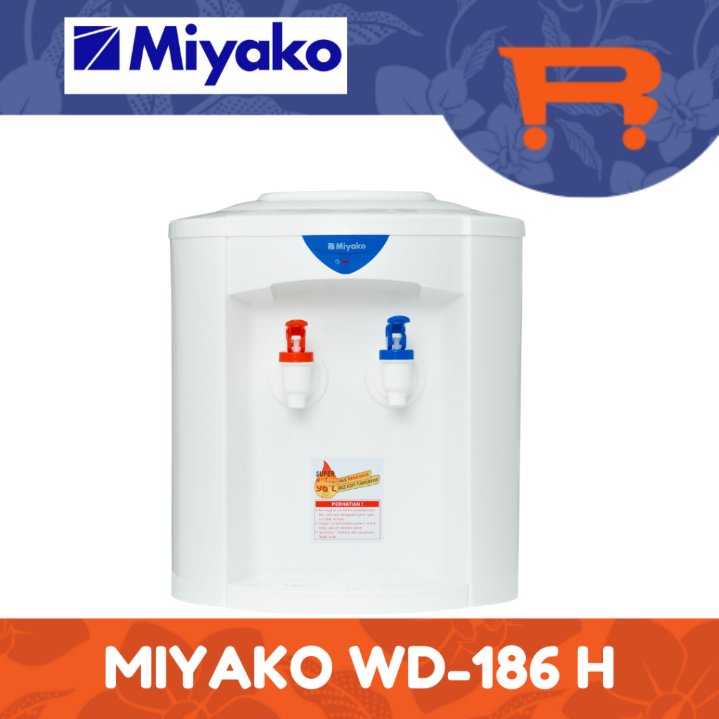 MIYAKO : WD-186 H DISPENSER BULAT HOT & NORMAL