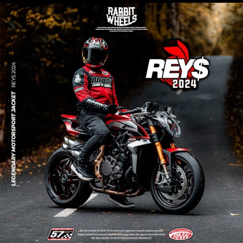 Jaket Rabbit and Wheels tipe Reys$ 2024