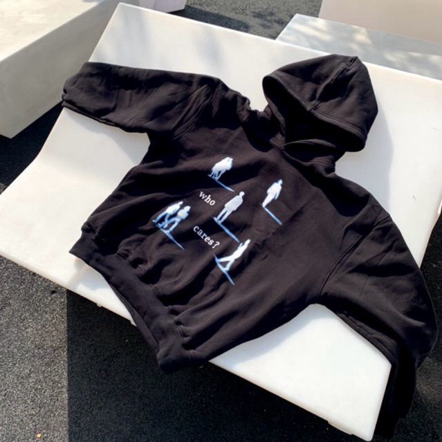 SOULNIV Hoodie Boxy Black - LONELY / Hoodie Boxy 330gsm