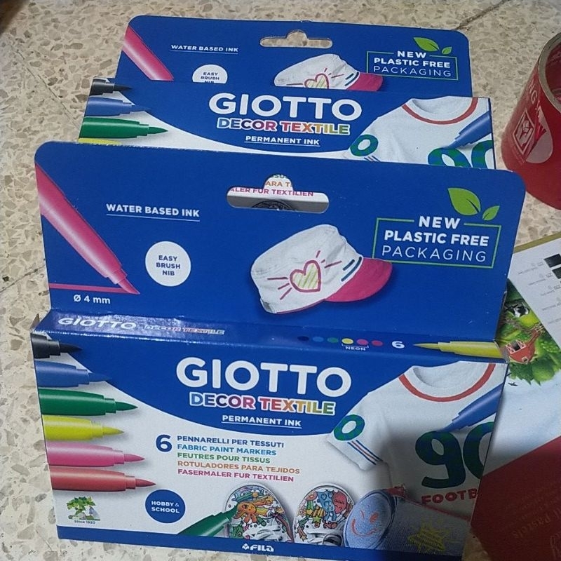

Giotto Décor Textile, 6 pcs hemat lebay