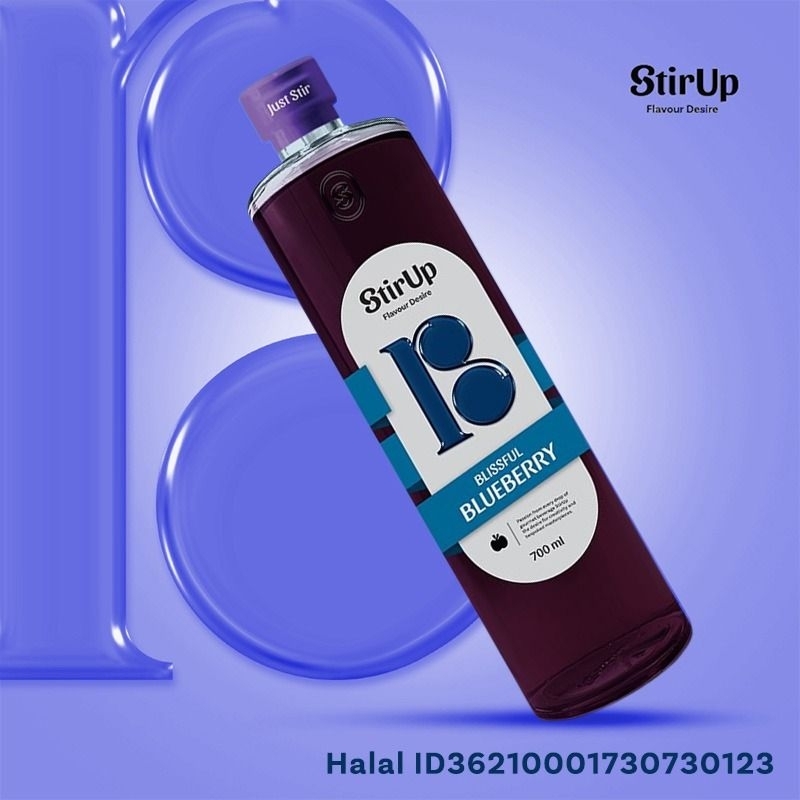 

StirUp Blissful Blueberry Syrup - Gourmet Sirup Rasa Blueberry