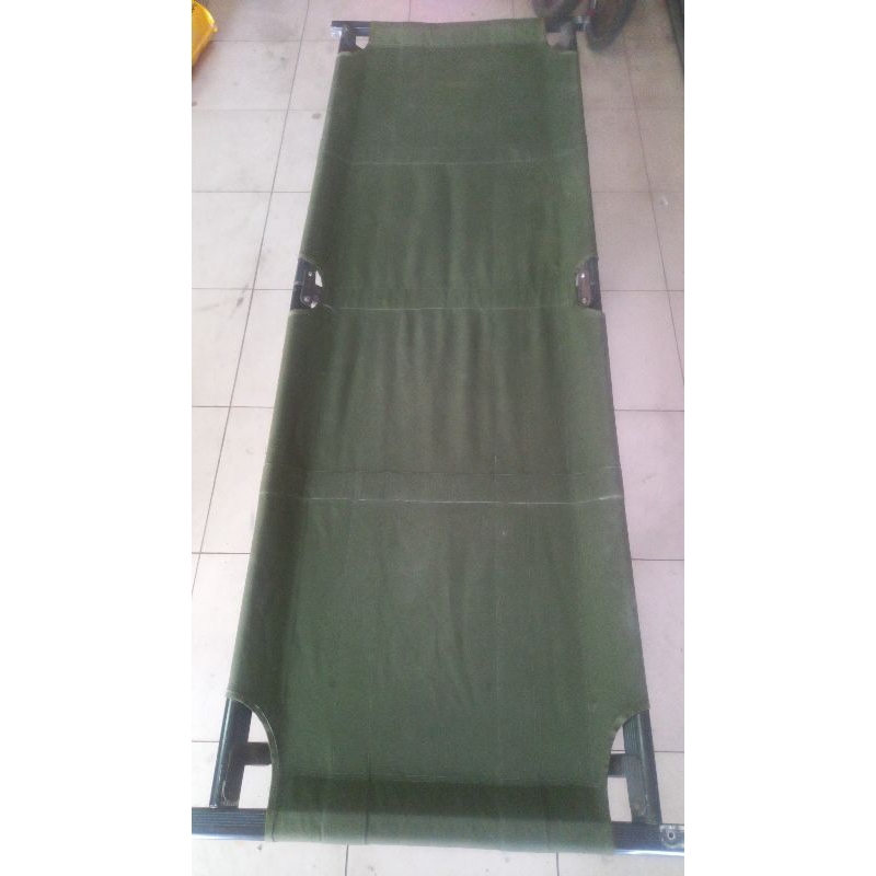 Tempat Tidur Lipat Velbed Bekas TNI