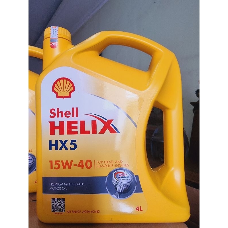OLI MOBIL AVANZA , XENIA,  CARRY Shell hx 5/helix 4 liter sae 15w-40