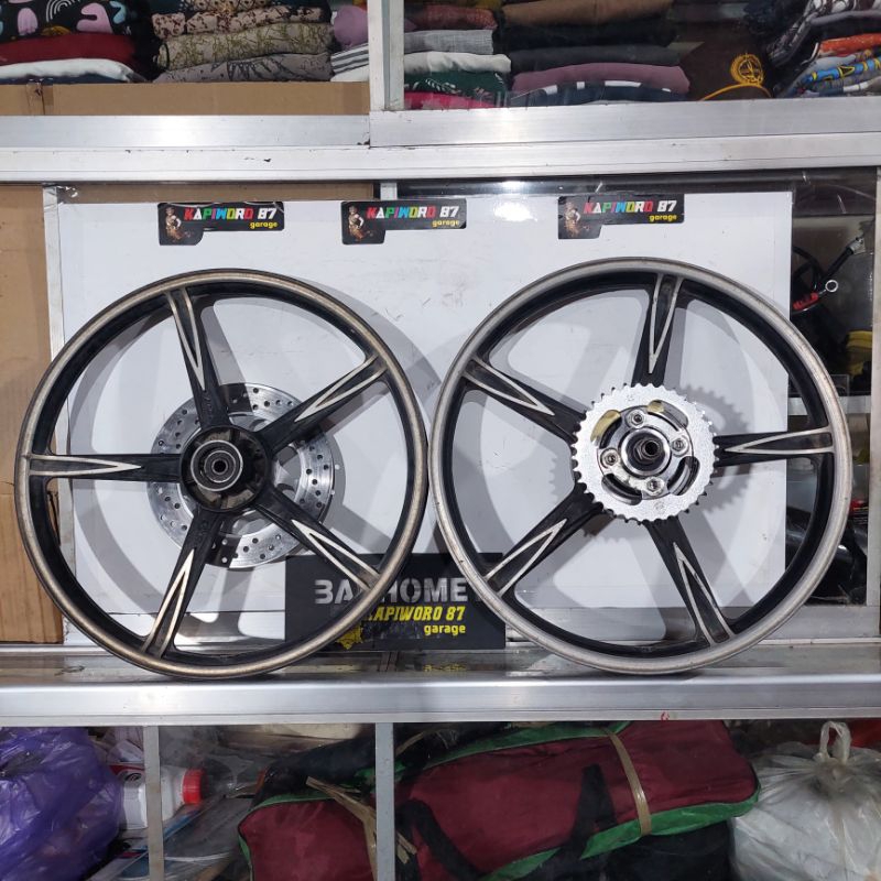 Velg Nagoya 17x140 & 17 x160 bekas PNP Supra X 100