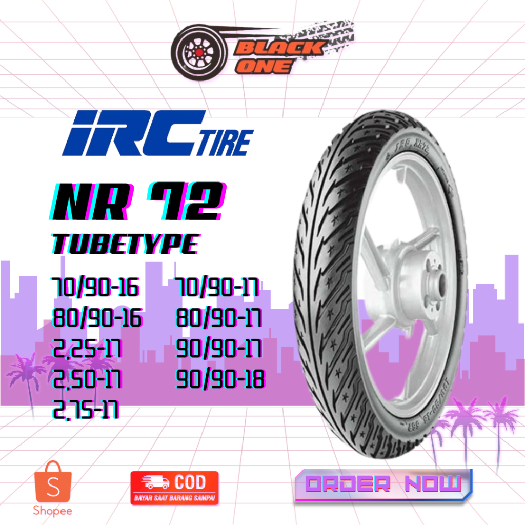 IRC NR72 TUBETYPE | BAN MOTOR