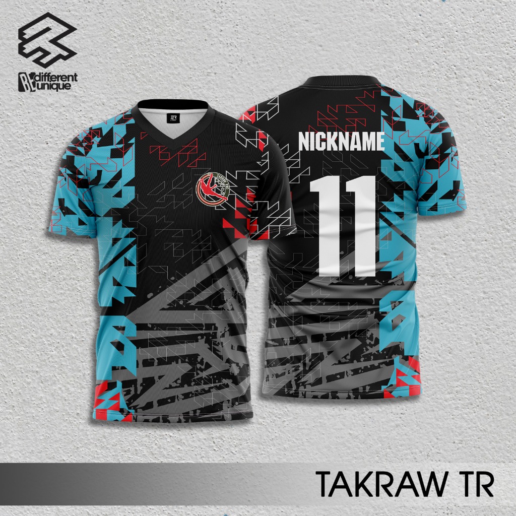 Jersey Sepak Takraw Dryfit Wave 3R Sport Takraw TR