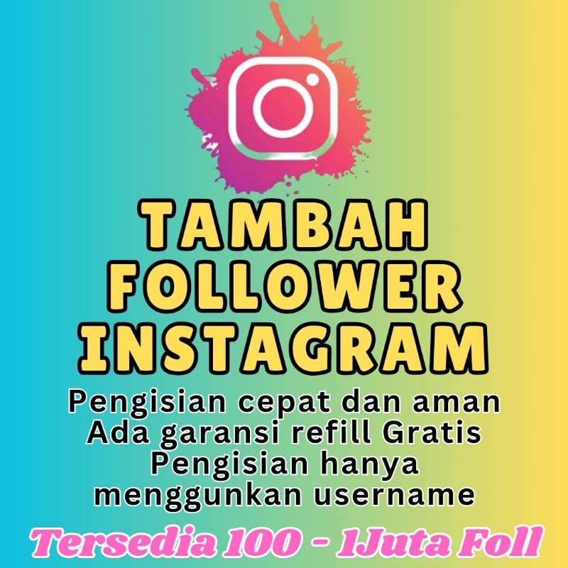 FOLLOWERS INSTAGRAM PERMANEN GARANSI