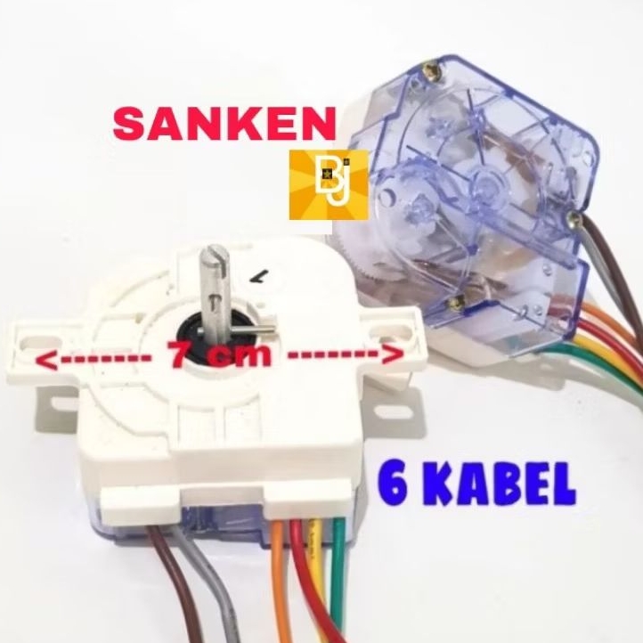 TIMER MESIN CUCI DUA TABUNG SANKEN 6 KABEL