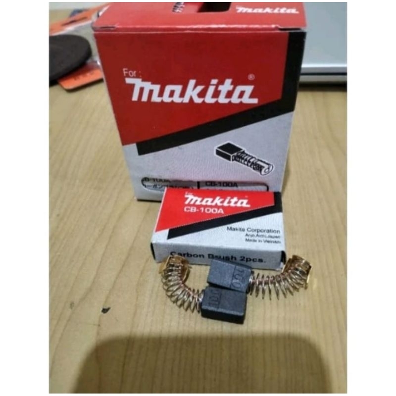 Carbon Brush Makita CB 100 Arang Bostel Spull Makita CB100A