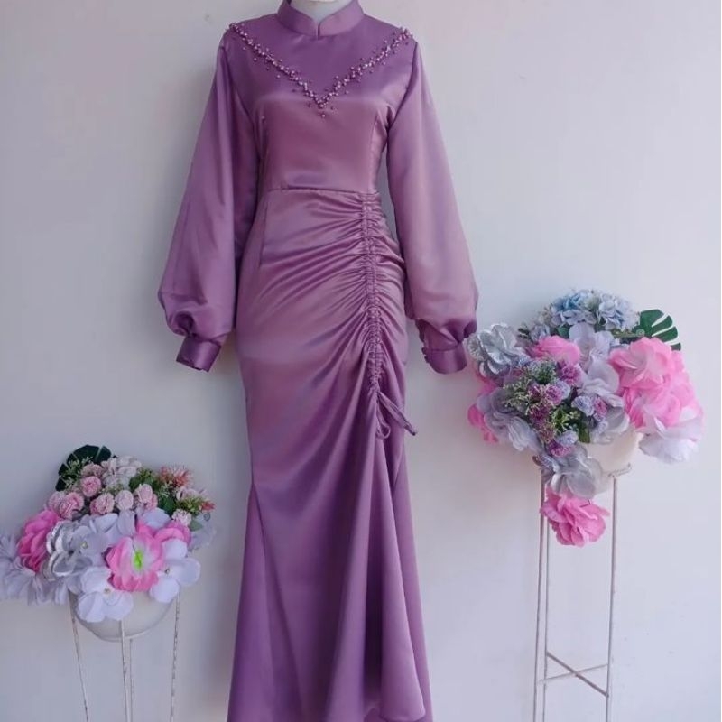 Dress serut baju kondangan ootd bridesmaids terbaru wedding dress