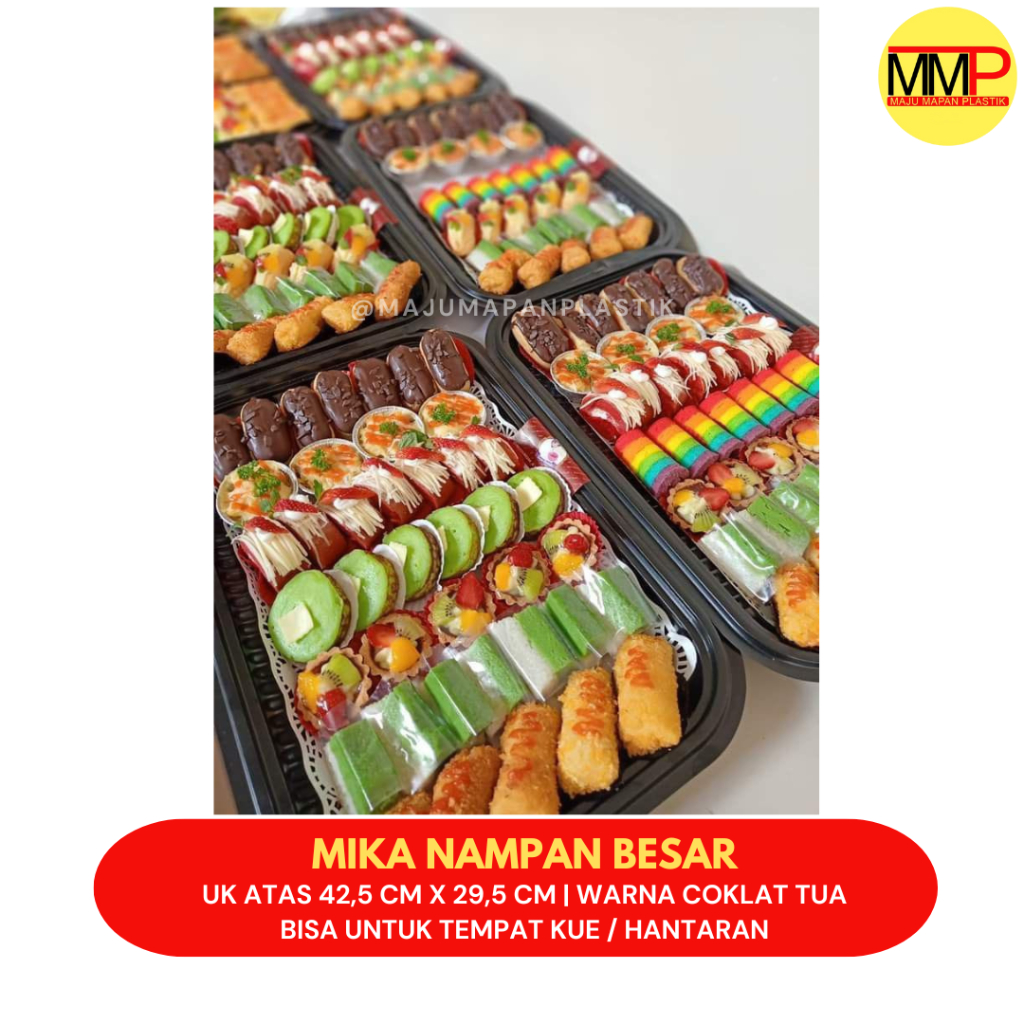 Mika Tray Nampan Coklat Besar | Nampan hantaran hajatan