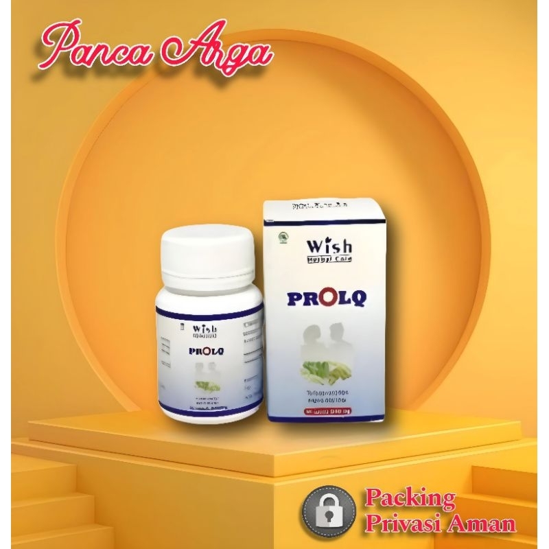 Wish ProLq Asli 100% Kapsul Multivitamin Pria 30 Kapsul