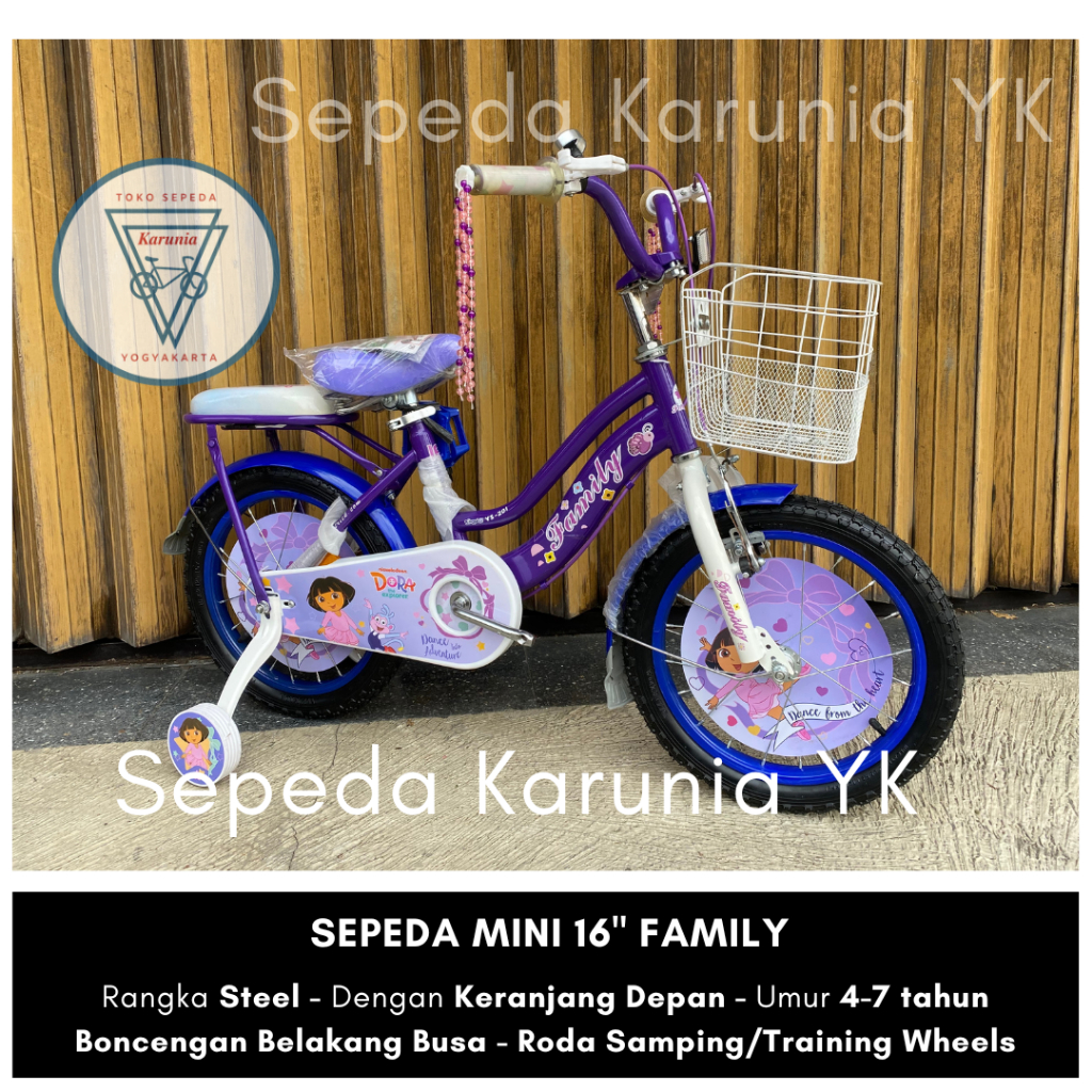 Sepeda Mini Family 16 inch - Mini Bike Anak Perempuan