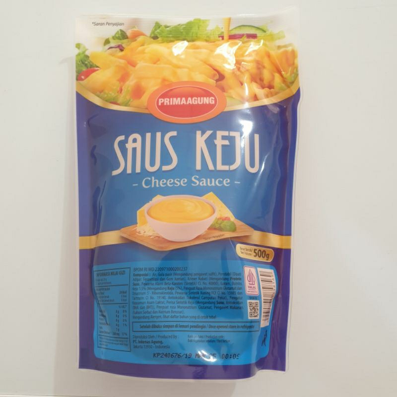 

PRIMA AGUNG Saus Keju 500 gram