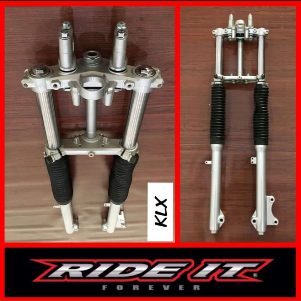 SKOK SHOCK DEPAN KLX ORIGINAL / SUPRA CRF TELE SHORT RIDE IT shockbreaker ASSY KAWASAKI KLX 150 skok