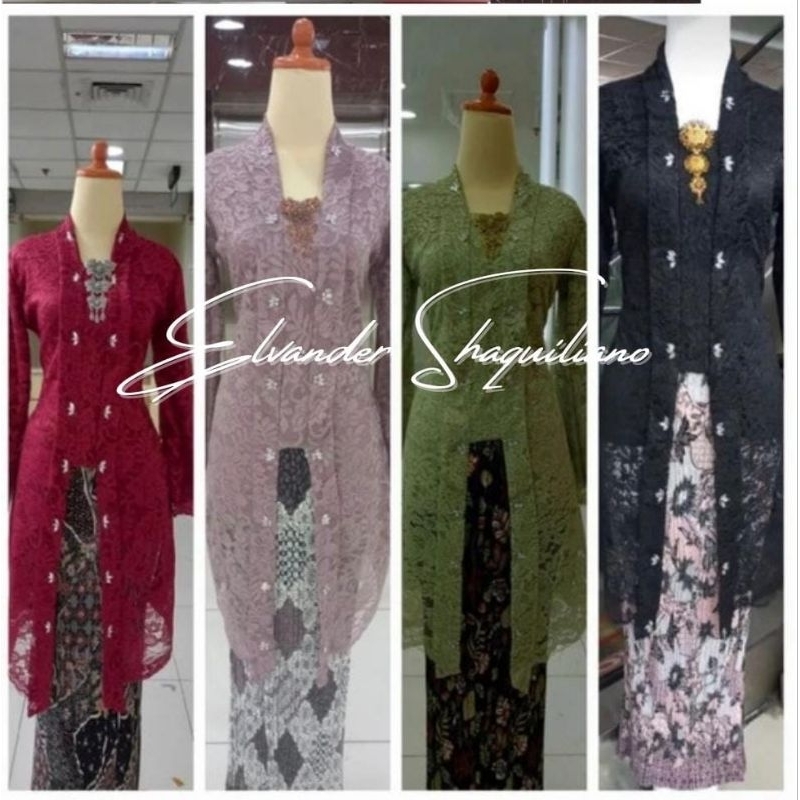 ELFANDER SHAQUILLANO - KEBAYA KUTU BARU MODERN / KEBAYA TUNIK / KUTU BARU TUNIK / KEBAYA BRUKAT