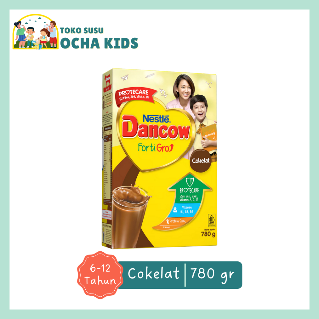 

Dancow FortiGro Cokelat Ukuran 780 gr