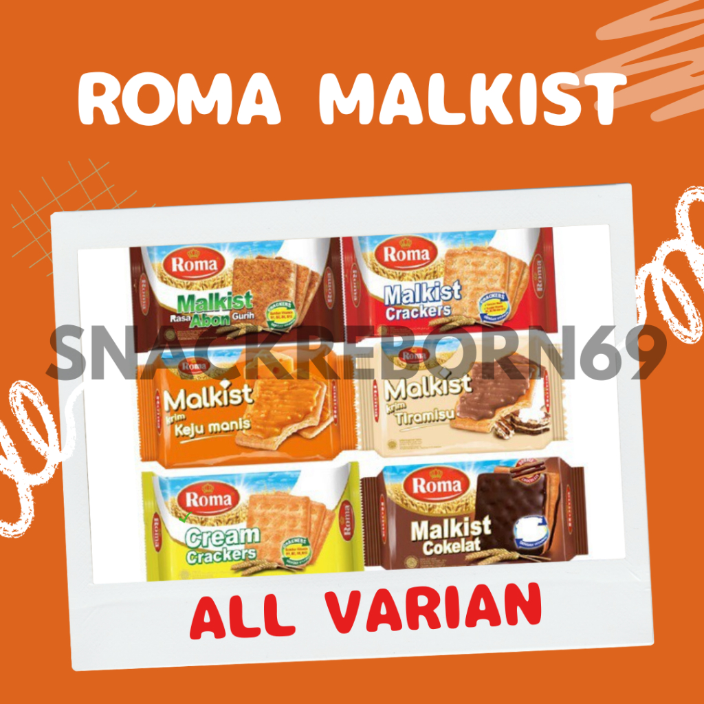 

Roma Malkist Crackers All Varian 105 gram